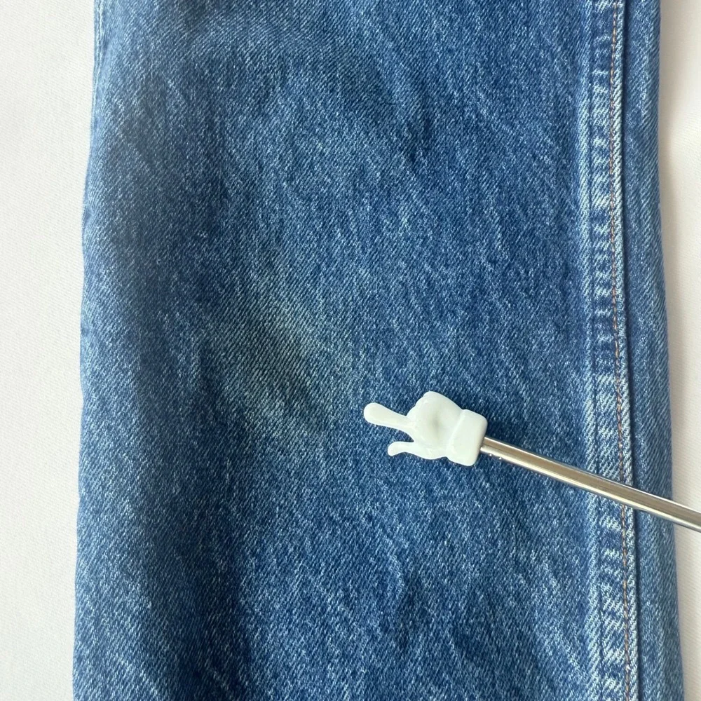 Levis 501 Vintage 87 Original Fit Button Fly Straight Leg Blue Denim Jeans 28x29